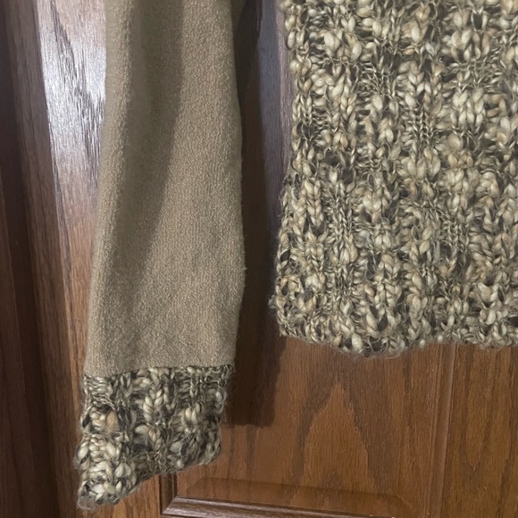 Lightweight tweed knit wool blend vintage sweater size large - Picture 3 of 7